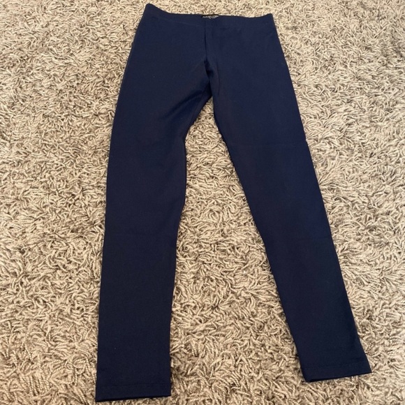 David Lerner Navy Leggings Size Large - Picture 2 of 4